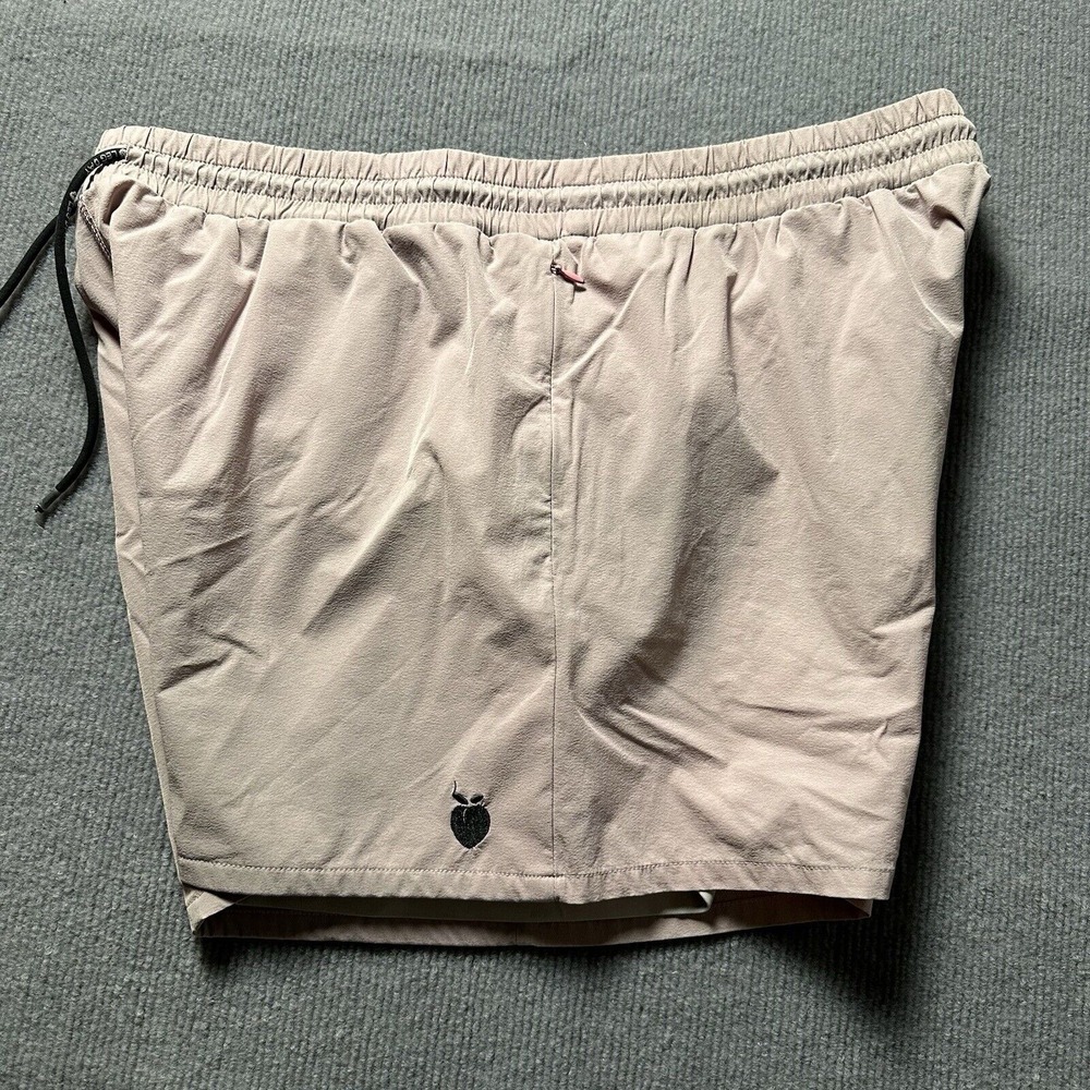 Flex Living Leg Day Liner Shorts Mens 2XL Pink Gym Running Athletic Logo‎